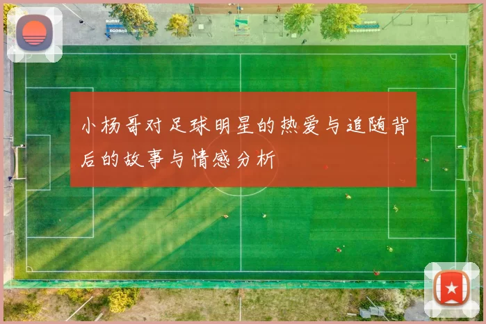 小杨哥对足球明星的热爱与追随背后的故事与情感分析